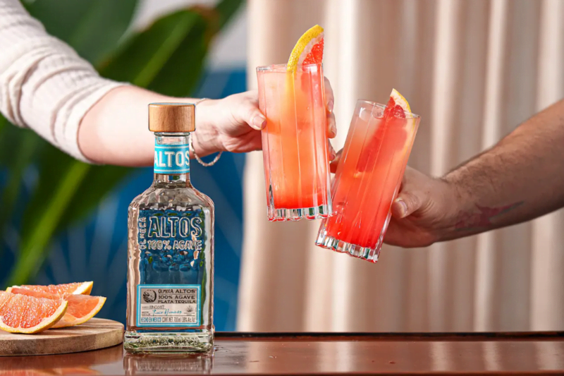 Tequila Sunset Cocktail