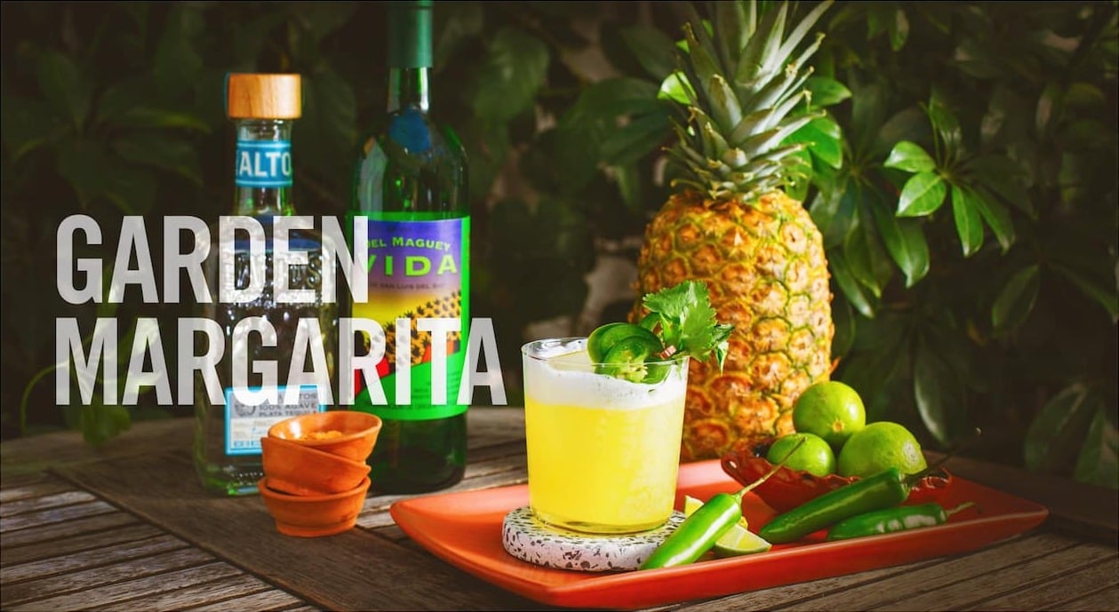 Garden Margarita cocktail