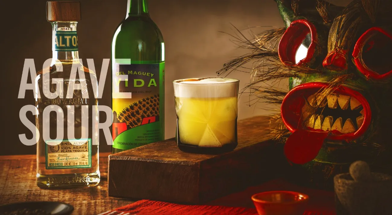 Agave Sour con Olmeca Altos