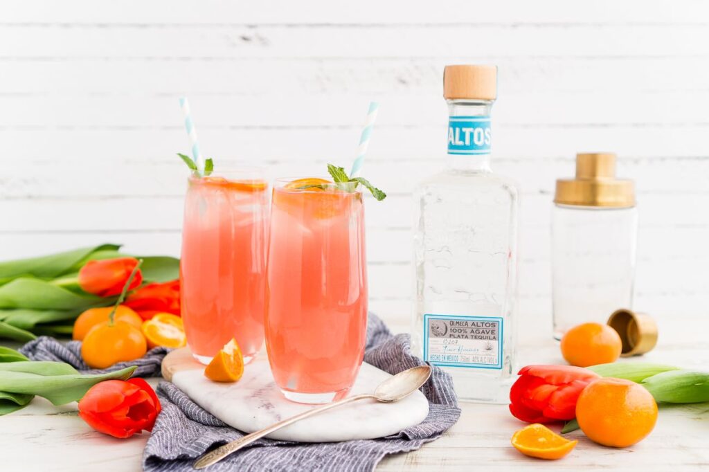 Tequila Mimosa cocktail